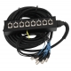 Stage Box Professionale 8 ingressi con cavo da 15 Mt
