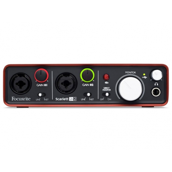 FOCUSRITE SCARLETT 2I2 (2ND GENERATION) Scheda audio