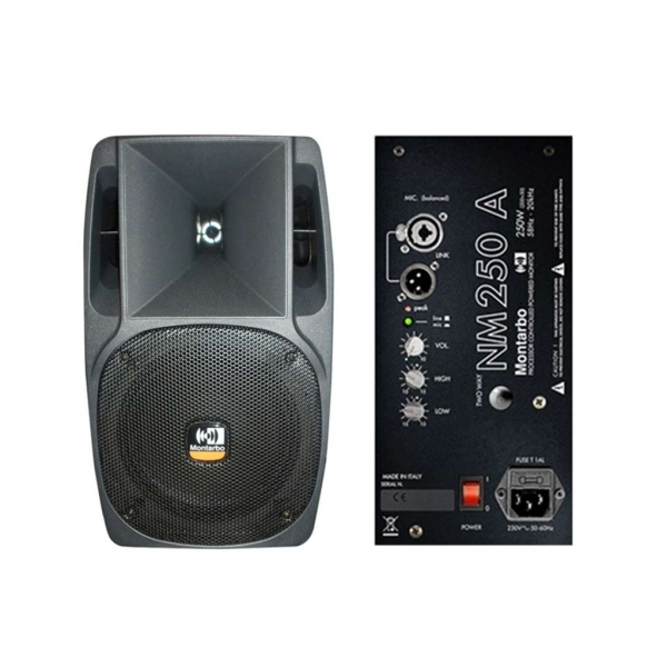 Montarbo CASSA ATTIVA 8"/1" BIAMPLIFICATA 250W