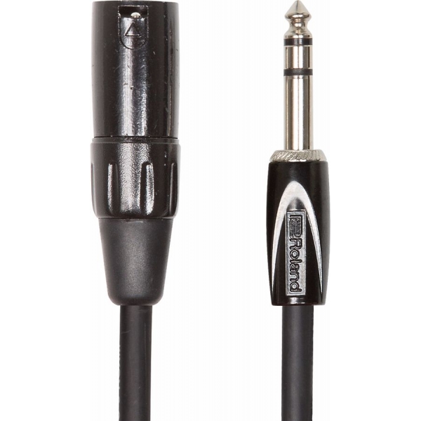 ROLAND RCC15TRXM CAVO AUDIO XLR M-JACK 6,3MM STEREO 4,5MT