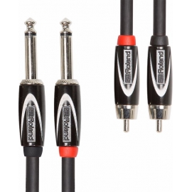 ROLAND RCC52R28 CAVO AUDIO STEREO JACK M 6,3MM - RCA M 1,5 MT