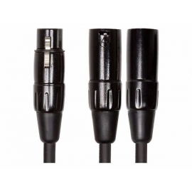 ROLAND RCCYCXF2XM CAVO AUDIO SPLITTER XLR F-2 XLR M 15CM