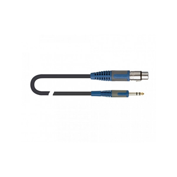 Quiklok RKSM/342-3 Cavo XLR femmina Jack Stereo 3mt
