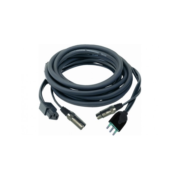 Cavo audio/rete da 20 m, con connettori Cannon XRL 